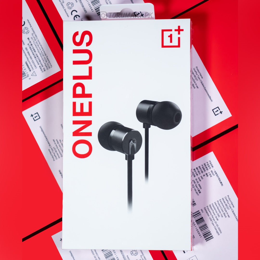 OnePlus Superior Sound Quality Type-C Bullets Earphones Built-in high-definition